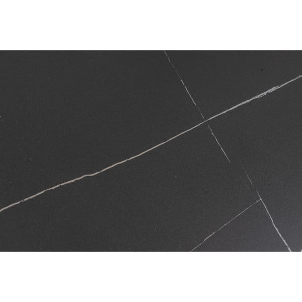 Tavolino rotondo nero con piano in ceramica ø 60 cm Malta - Actona-image-4