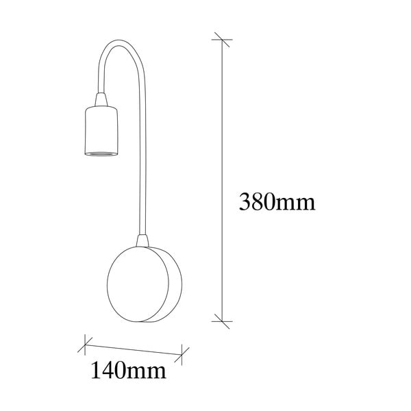 Lampada da parete nera Baston – Opviq lights-image-4