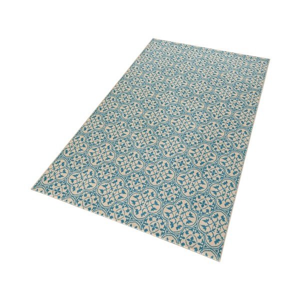 Modrý koberec Hanse Home Gloria Pattern, 80 x 150 cm-image-3