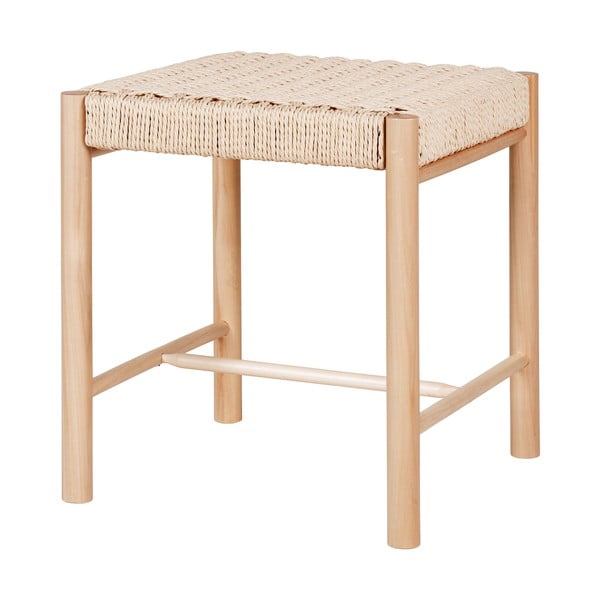 Sgabello in legno di pioppo in colore naturale Abano - House Nordic