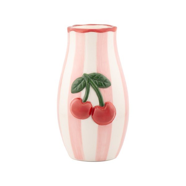 Vaso in dolomite dipinto a mano Cherry – Sass & Belle