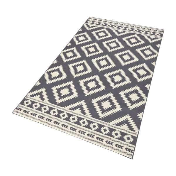 Tappeto grigio e crema Gloria , 120 x 170 cm Ethno - Hanse Home-image-3
