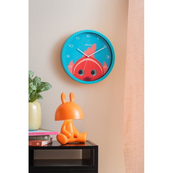 Orologio per bambini ø 31 cm Peekaboo Goldfish - Karlsson-image-1