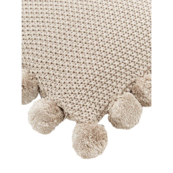 Federa decorativa in cotone beige, 40 x 40 cm Molly - Westwing Collection-image-2