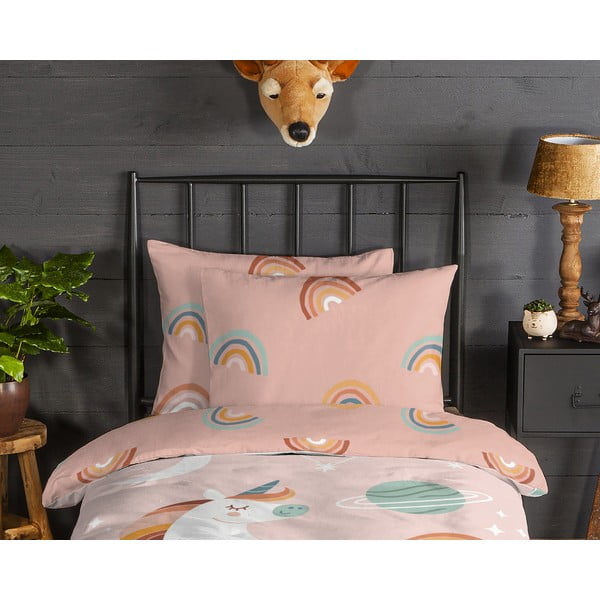 Biancheria da letto per bambini in flanella per letto singolo 140x200 cm Unidance - Good Morning-image-2