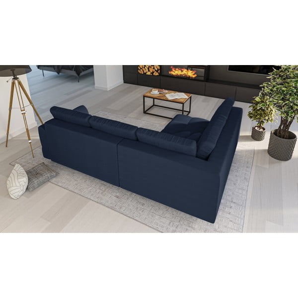 Divano angolare blu scuro (angolo sinistro) Ariella - Ropez-image-3