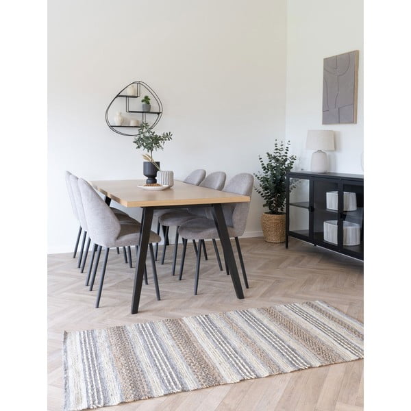 Scaffale nero in metallo con ripiani 60 cm Wrexham - House Nordic-image-4