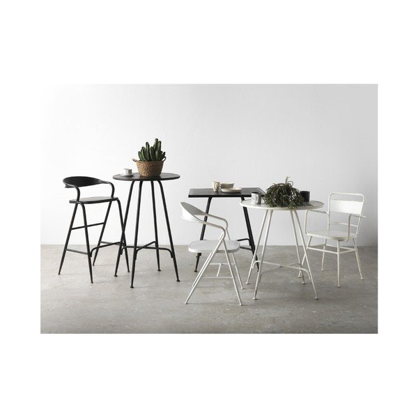 Poltrona in metallo bianco Puro Industrial Style - Geese-image-1