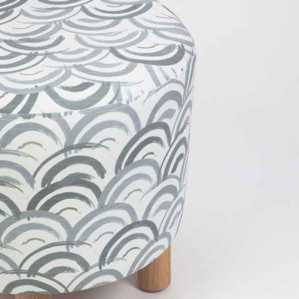 Sgabello Mimar con gambe in legno, ⌀ 41 cm Cono - Homitis-image-3