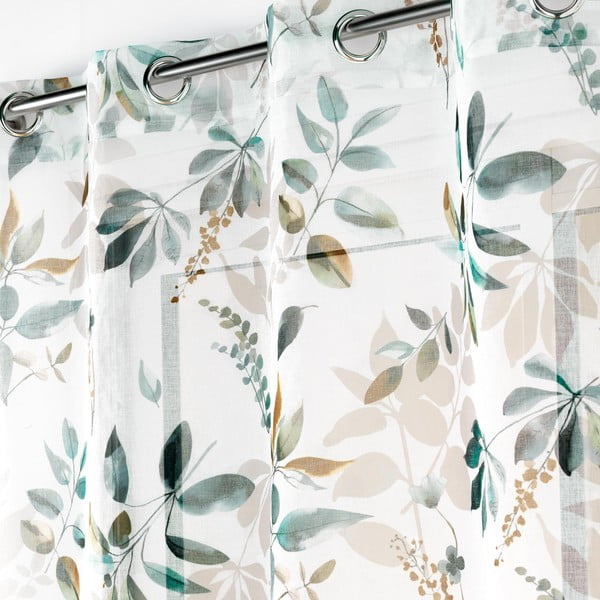 Tenda bianco-verde 140x240 cm Dilaris - douceur d'intérieur-image-2