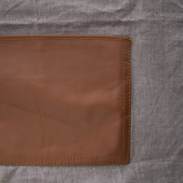 Grembiule in cotone e pelle Denim - Orion-image-4