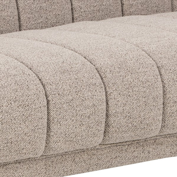 Divano bouclé beige 218 cm Tampa - Actona-image-4
