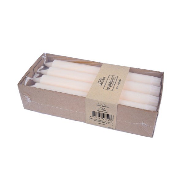 Set di 8 candele lunghe beige Ego Dekor ED, durata di combustione 7 h - Eco candles by Ego dekor-image-2