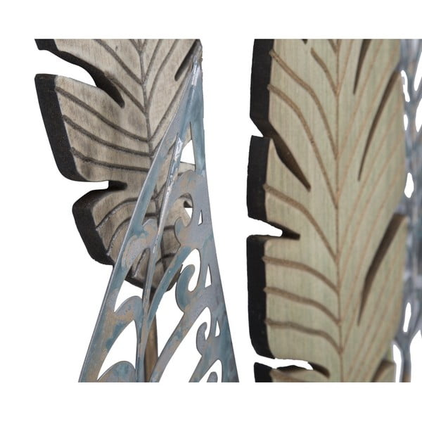 Decorazione murale con motivo di foglie di cactus, altezza 87 cm Foglie - Mauro Ferretti-image-1