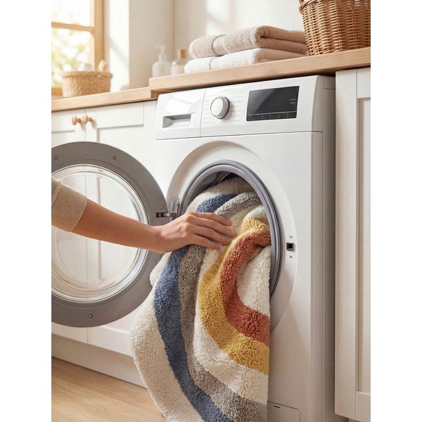 Tappeto per bambini color crema in cotone lavabile/tessuto a mano 140x200 cm Snuggle Riva – Hanse Home-image-3