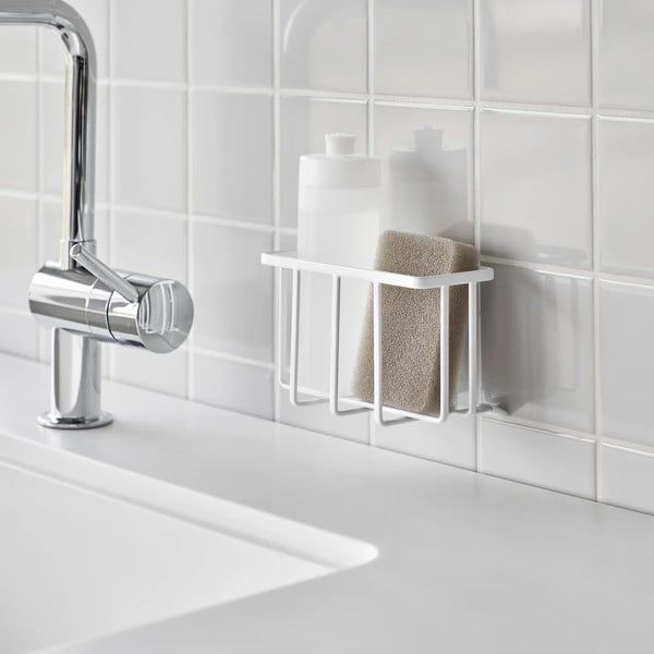 Supporto per detersivo senza foratura bianco in metallo Film Hook – YAMAZAKI-image-2