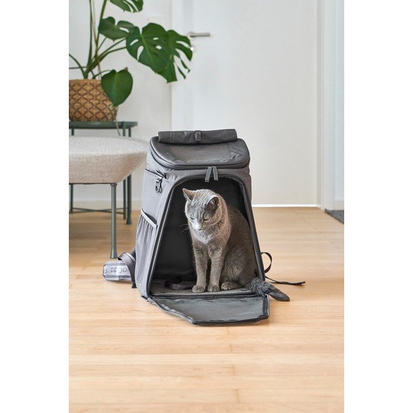 Zaino grigio scuro per animali domestici 27x35 cm Zaino Asphalt – MiaCara-image-1