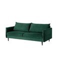Divano verde scuro con rivestimento in velluto 203 cm Juli – Ropez
