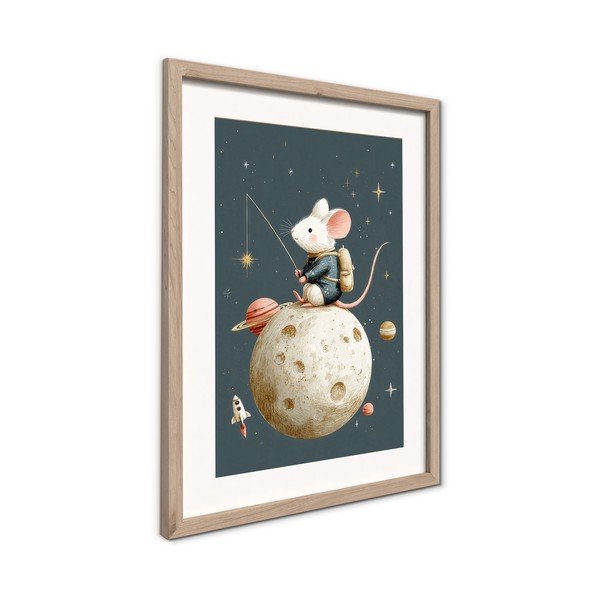 Quadro da bambini 30x40 cm Astro Mouse – Styler-image-4