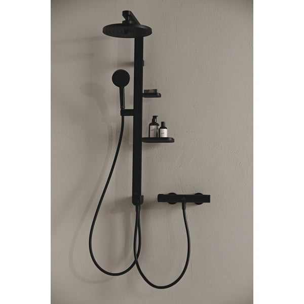Set rubinetteria da doccia in metallo nero opaco 110 cm ALU+ - Ideal Standard-image-1