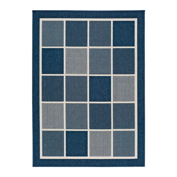 Tappeto blu per esterni , 80 x 150 cm Nicol Squares - Universal