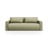Divano verde allungabile con contenitore 238 cm Belfast – Cosmopolitan Design