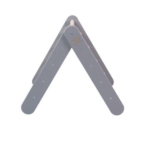Pikler triangolo montessori grigio in pino massiccio 60x60x60 cm Montessori – Meowbaby-image-4