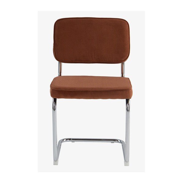 Sedie da pranzo in set color mattone in metallo a dondolo 2 pz Hjo – Jotex-image-3