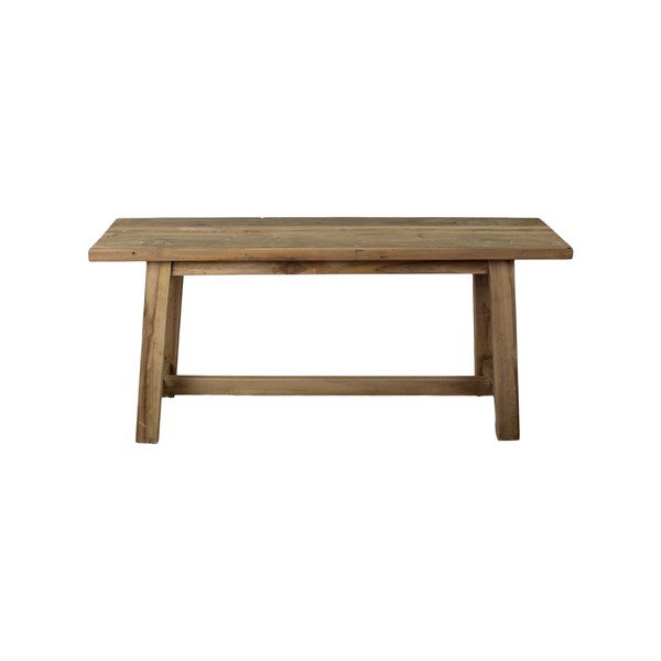 Panchina in legno di teak non trattato Rustical, lunghezza 100 cm - HSM collection