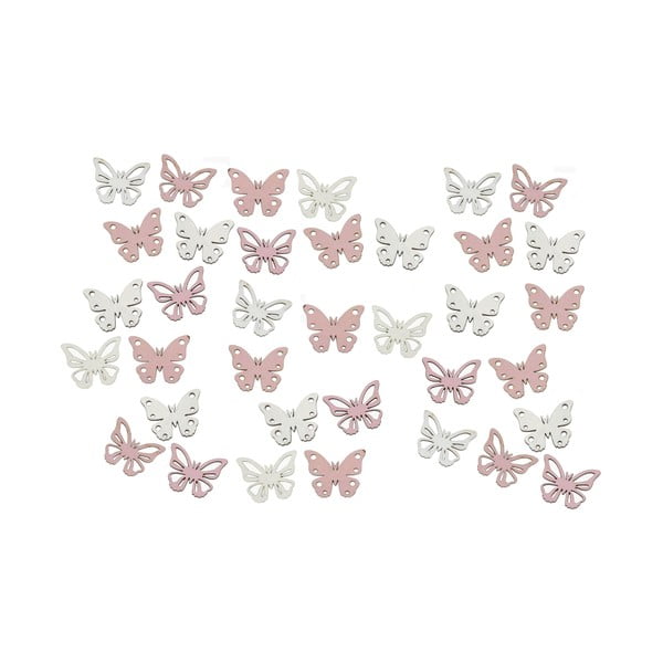 Set di 36 mosche a forma di farfalla - Ego Dekor