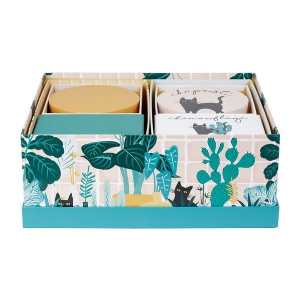 Scatole di cartone decorative con coperchio in set da 9 pezzi Chamouflage - Jardin d'Ulysse-image-2