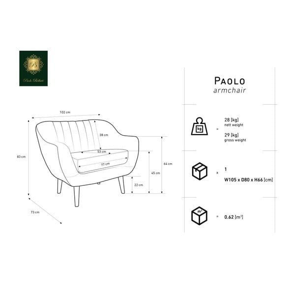 Poltrona Benito giallo senape - Mazzini Sofas-image-2