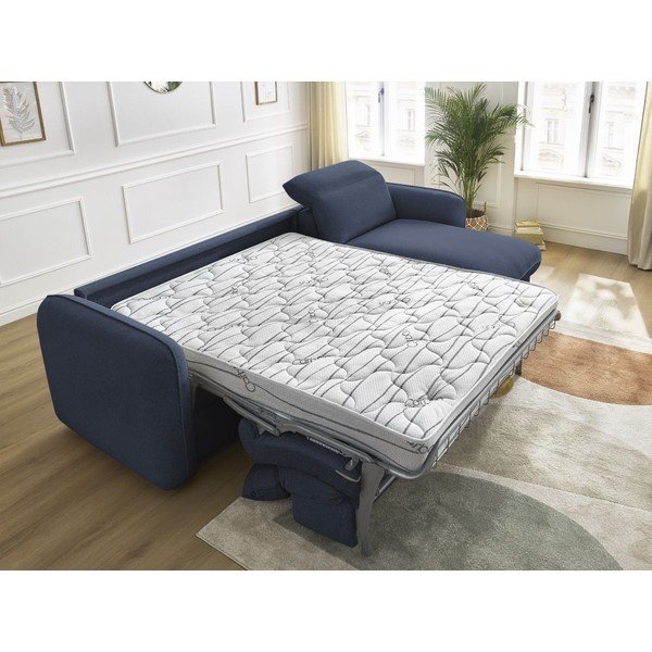Divano angolare blu scuro Achille – Bobochic Paris-image-1