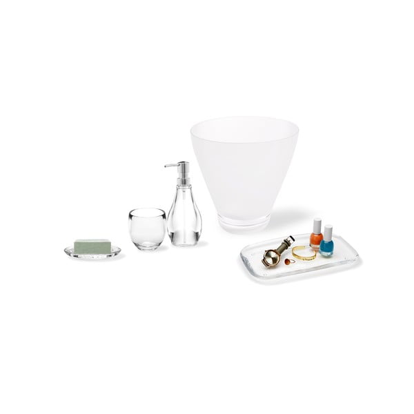 Bicchiere di plastica per spazzolini da denti Droplet - Umbra-image-3