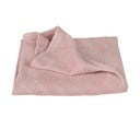 Coperta per neonati in cotone organico lavorato a maglia rosa 80x80 cm Lil Planet - Roba