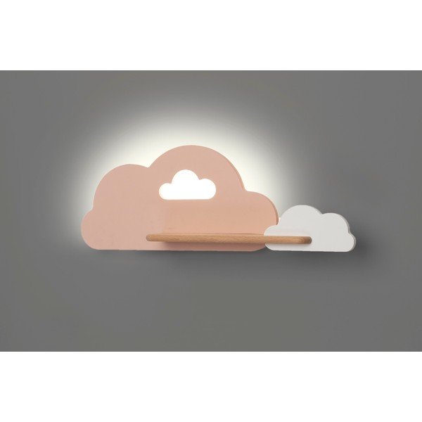 Apparecchio per bambini bianco e rosa Cloud - Candellux Lighting-image-2