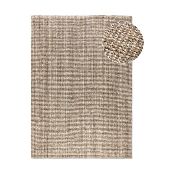 Tappeto grigio tortora in iuta 160x230 cm Bouclé – Hanse Home