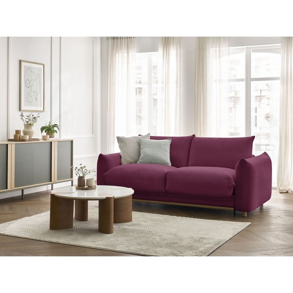 Divano burgundi allungabile 234 cm Ernest – Bobochic Paris-image-1