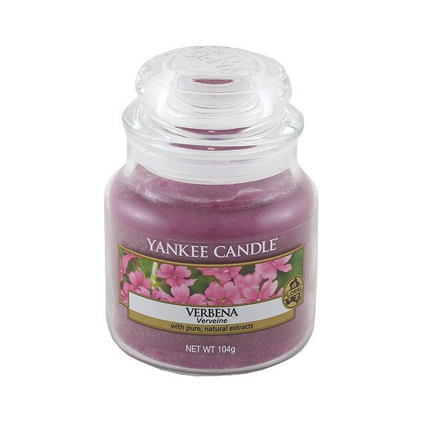 Vonná svíčka Yankee Candle Verbena, doba hoření 25 - 40 hodin