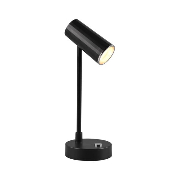 Lampada da tavolo dimmerabile a LED nero lucido (altezza 28 cm) Lenny - Trio-image-3