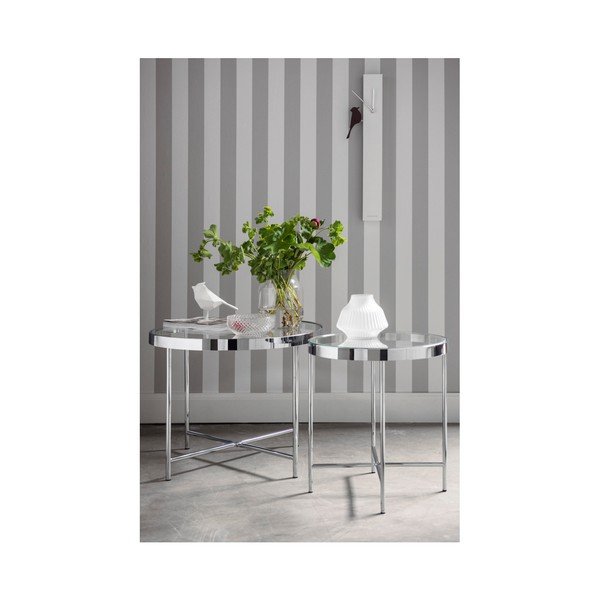 Tavolino bianco Smooth, 42,5 x 46 cm - Leitmotiv-image-1