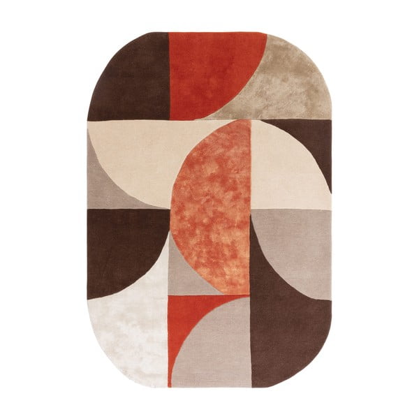 Tappeto in lana color mattone 160x230 cm Spice - Asiatic Carpets