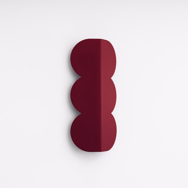 Lampada da parete burgundy in alluminio BISCUIT – Thoro-image-3