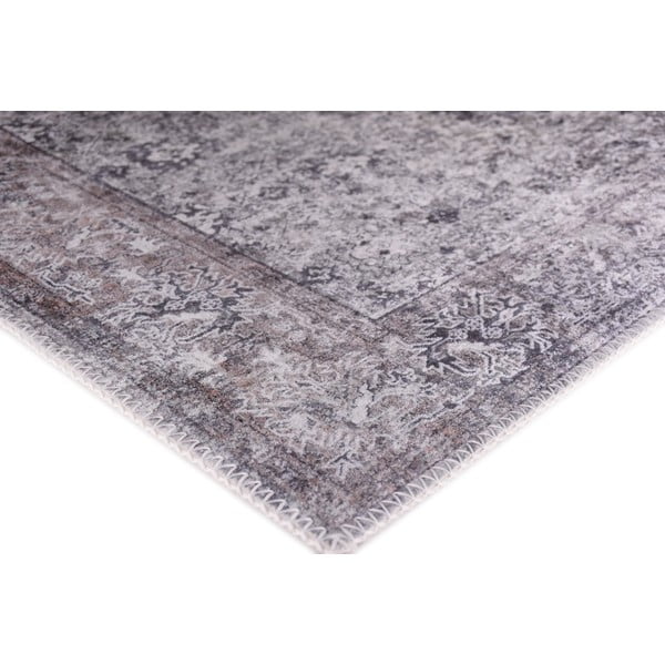 Passatoia grigia lavabile 80x200 cm Vintage Orient – Vitaus-image-2