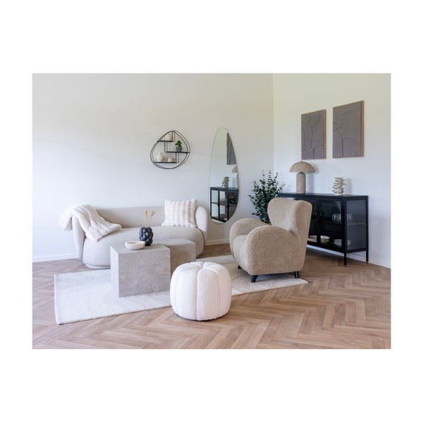 Tappeto in lana color crema tessuto a mano 160x230 cm Surat - House Nordic-image-1