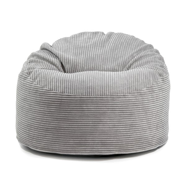 Pouf a sacco per bambini blu con rivestimento in velluto a coste Om 85 – SLOWDOWN-image-2