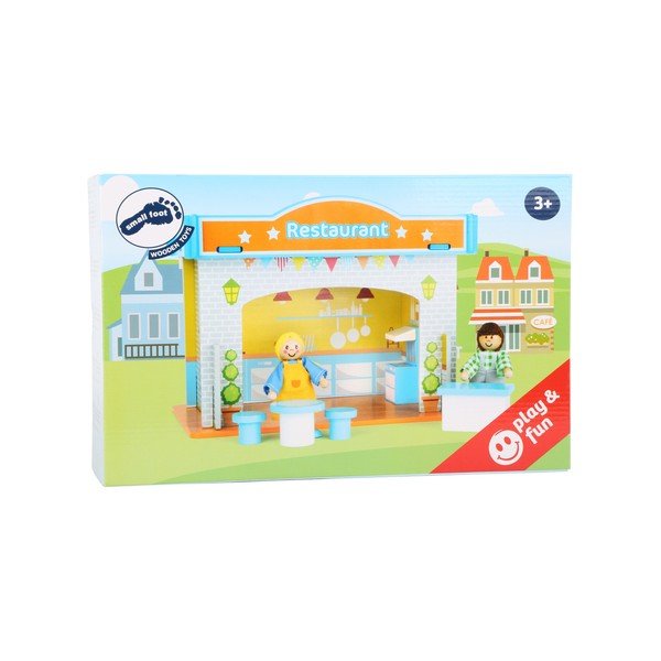 Ristorante con casetta in legno per bambini - Legler-image-1