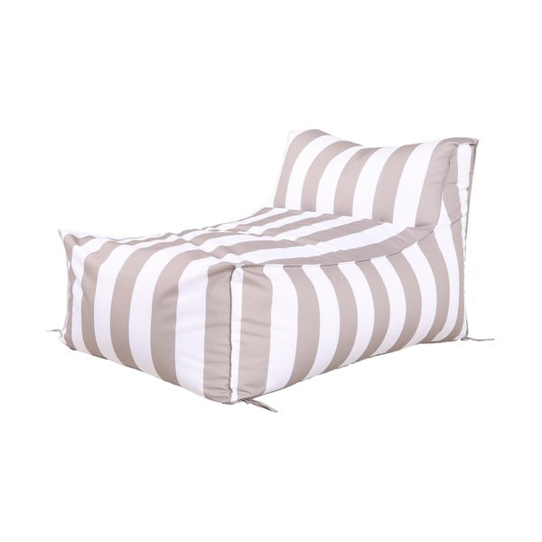 Pouf da giardino bianco e grigio – Bonami Essentials