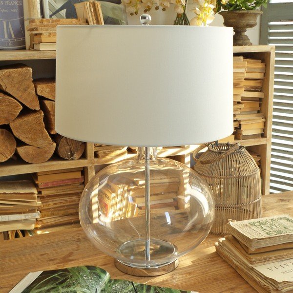 Stolní lampa Orchidea Milano White Flask