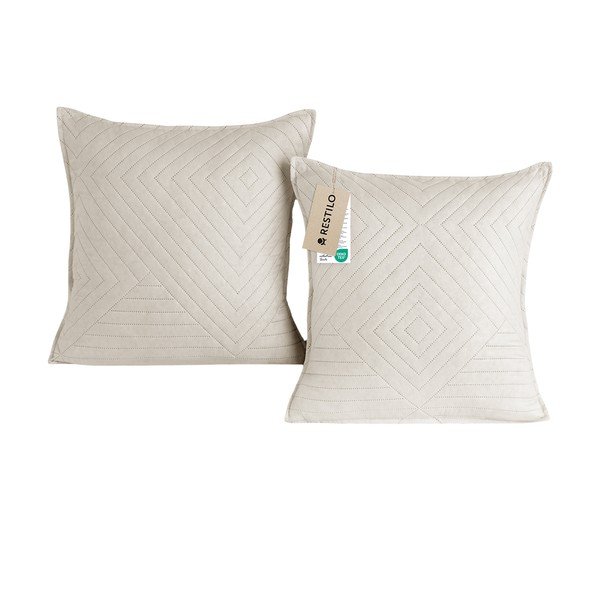 Federe decorative in set in microfibra 2 pz 45x45 cm Softa – Restilo